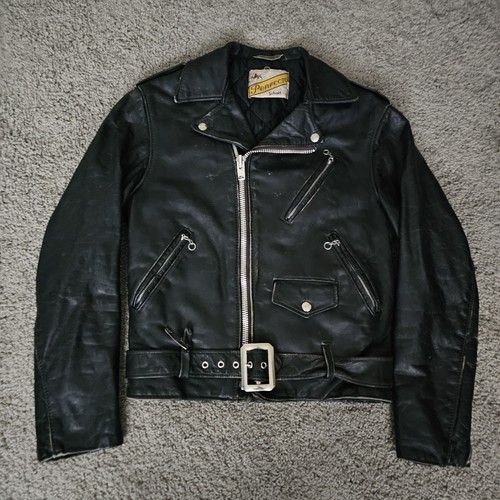 Giacca moto pelle nera - , schott