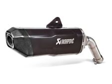 TERMINALE OMOLOGATO TITANIO NERO AKRAPOVIC PER BMW F 800 GS / F 900 GS ADV 24-25