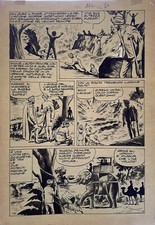 TAVOLA ORIGINALE SCIOTTI  "Il fiume conteso" Capitan Walter n. 162 - 2