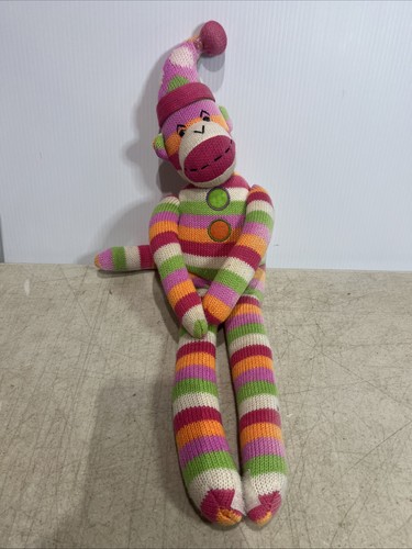 Calzino scimmia peluche grande - scimmia,