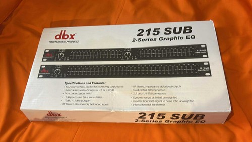Equalizzatore grafico dbx 215 - equalizzatore,