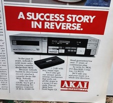 1984 akai stereo - stereo, cassette
