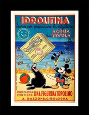 Poster Manifesto Locandina Pubblicità Acqua Idrolitina Stampa Formato 32x47 Cm.