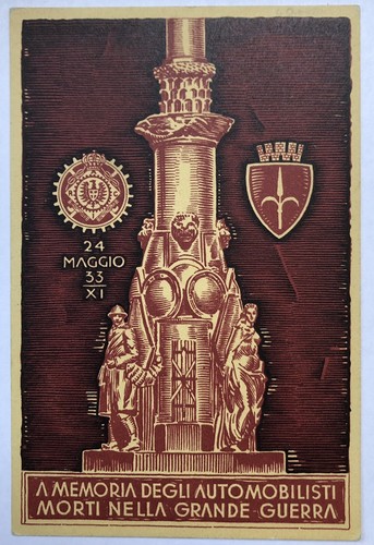 Cartolina pubblicitaria raduno - cartolina,