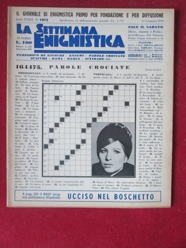 Settimana enigmistica 1975 - enigmistica,