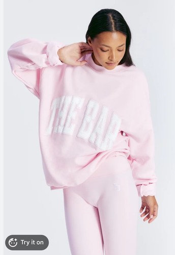 Felpa the bar varsity blush - the,