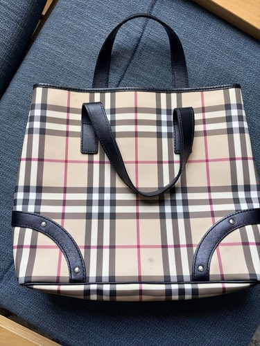 Borsa burberry beige nera - borsa,