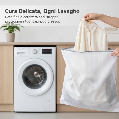 Borse per bucato con cerniera