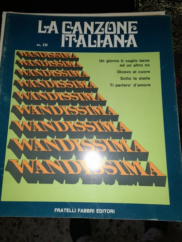 Canzone italiana fascicolo - canzone, italiana-fascicolo