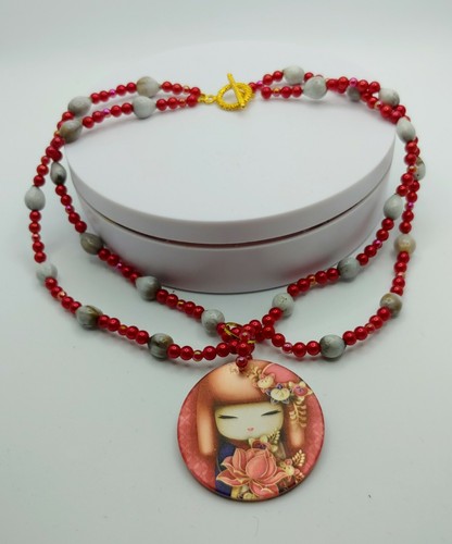Collana fili con - 2, pendente