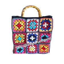 Borsa granny uncinetto borsa a