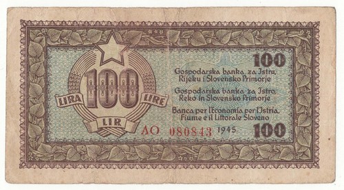 100 lire banca - banca, per