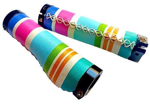 Maniglie bici strisce colorate