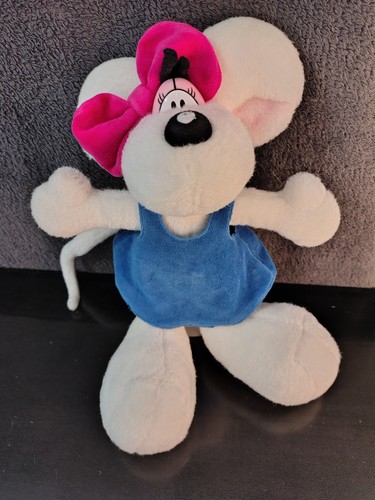 Peluche diddlina blanche - peluche, robe