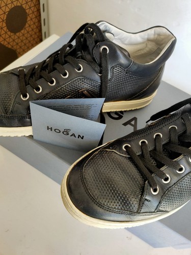 Sneaker pelle nera hogan - nera,