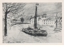 Maurice utrillo chiatta - la,
