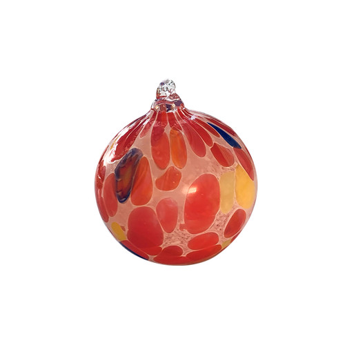Palle natale vetro gocce - vetro,