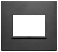 Vimar EIKON EVO  21653.18  Placca 3M nero totale