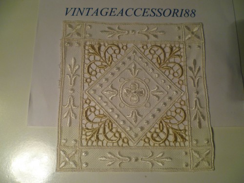 Inserto pizzo ecru beige - pizzo,