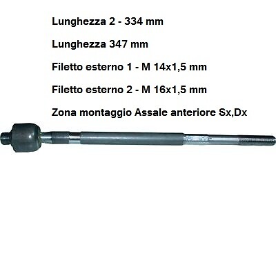 Tirante scatola sterzo ant - scatola,