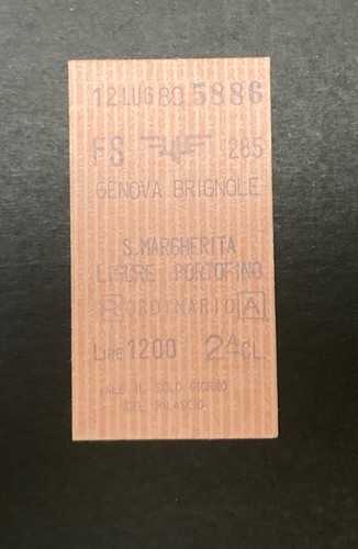 Biglietto ticket edmonson - biglietto,
