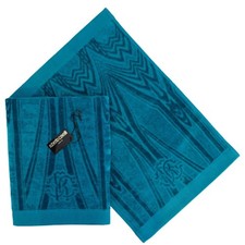 ROBERTO CAVALLI HOME SET SPUGNE 2 PEZZI "DECO OTTANIO" PURO COTONE