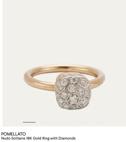 Pomellato nudo solitaire 18k - pomellato,