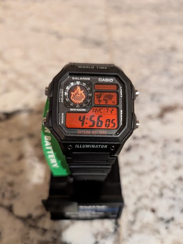 Casio ae1200 fire bender - casio,