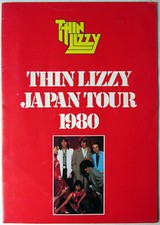 THIN LIZZY 1980 JAPAN ENORME LIBRO TOUR 20 PAGINE FOTO UNICHE heavy metal!!