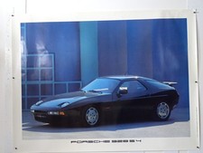 PORSCHE 928 S 2 MANIFESTO PUBBLICITARIO AFFICHES ORIGINALE 1989 (2)