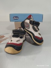 Scarpette bambino bambina di pelle Chicco n.18 primi passi