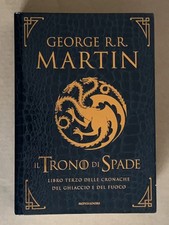 George Martin IL TRONO DI SPADE libro terzo- Mondadori Deluxe pelle di drago 3
