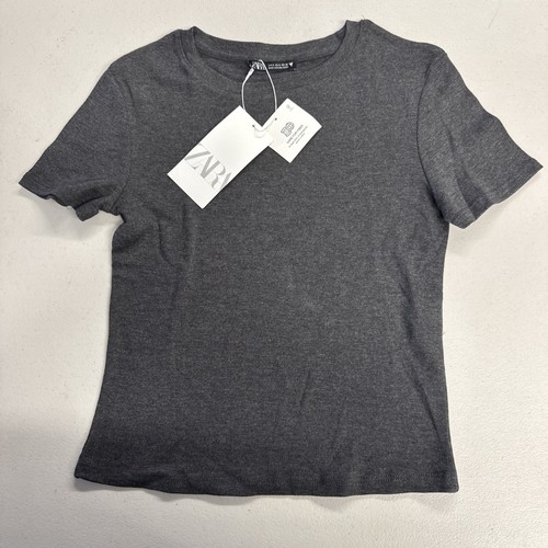 Shirt donna zara grigia - t-shirt,