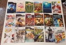 Manuali Libretti di istruzioni giochi WII originali SCEGLI TU QUELLO kE TI MANCA