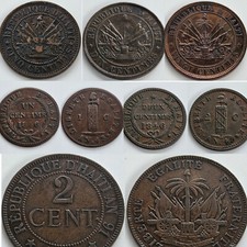 HAITI 1 2 5 10 20 CENTIMES 1840 - 1894 CHOISISSEZ