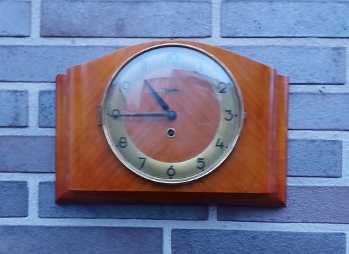 Vecchio orologio parete - orologio, da
