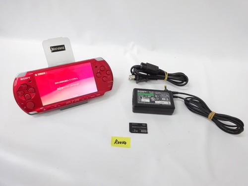Sony psp 3000 console rossa - console,