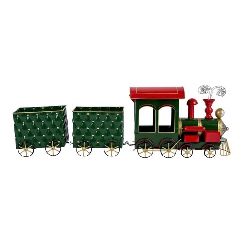 Trenino metallo natale - trenino, vagoni