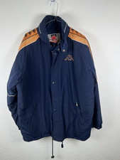 Giubbotto Invernale Giacca Kappa Blu Con Strisce Giallo e nero taglia L  Uomo