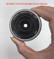 Obiettivo M.Zuiko 17 mm f/2.8 Prime Pancake per fotocamera Olympus Panasonic Micro 4/3