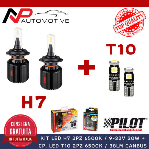 Kit lampade led 2pz - kit, h7