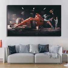 Poster auto rosso Champion