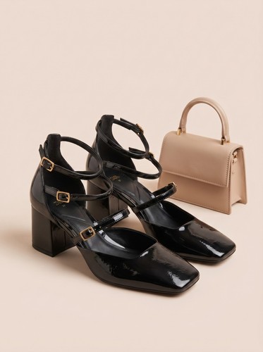 Zara women black patent - women’s,