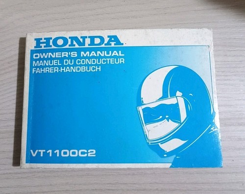 Owner manual honda - manual, vt1100c2