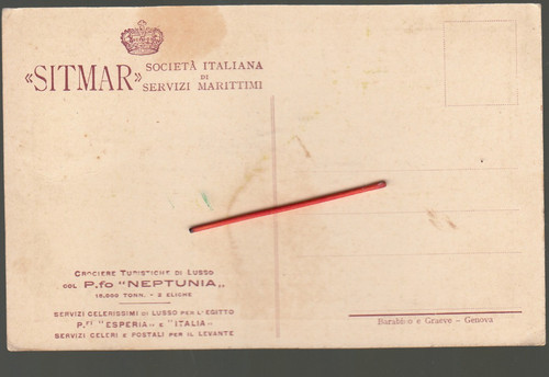 Cartolina piccolo sitmar - ft,