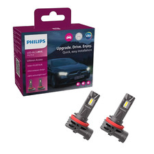 SET 2 LAMPADE LED H11 12V EASY BIANCO PHILIPS LED ULTINON ACCESS FREDDO 6000K