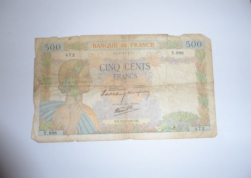 Banconota 500 franchi - banconota,