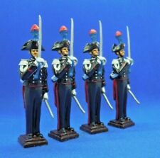 lotto soldatini piombo 60 mm CARABINIERI toy soldiers petits soldats plantagento