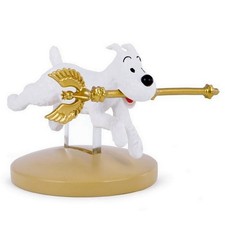 Figurine de collection Tintin, Milou avec le Sceptre d’Ottokar 7cm (42260)
