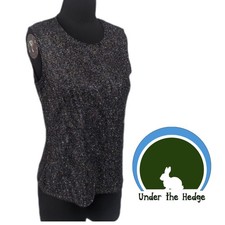 Vtg Ronni Nicole Black Sparkle
